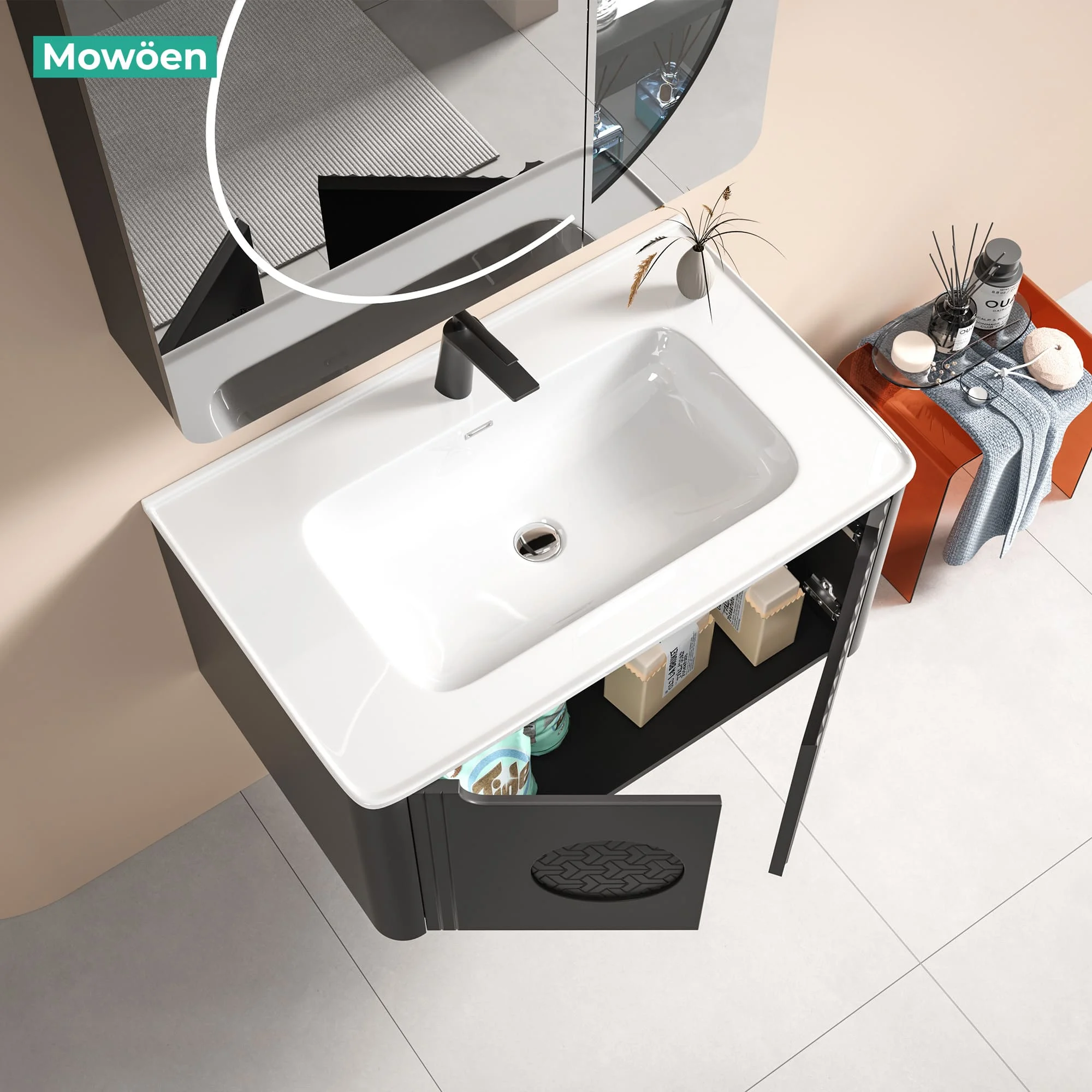Bộ lavabo Mowoen MW2713 - 80