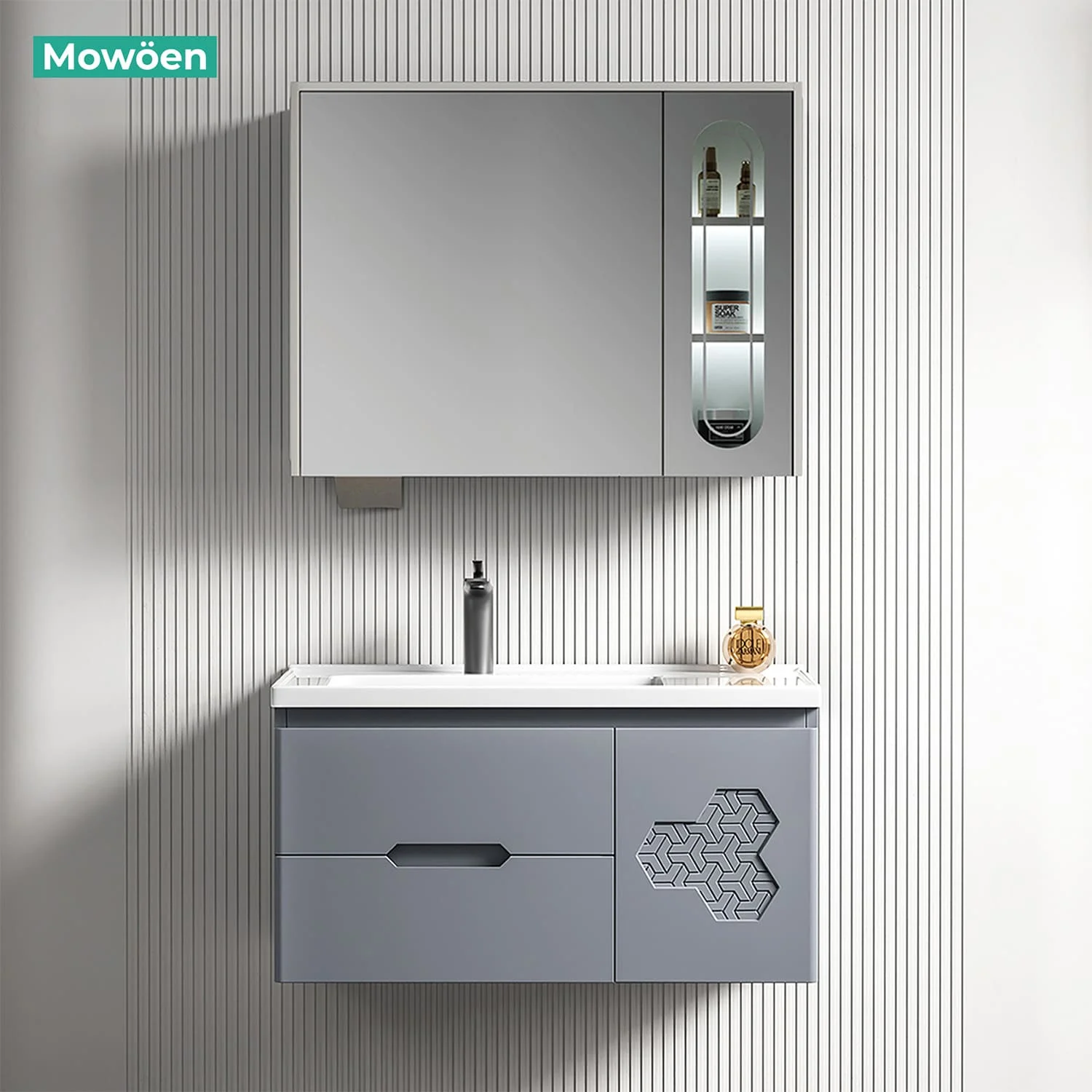 Bộ lavabo nhựa Mowoen MW2715-80