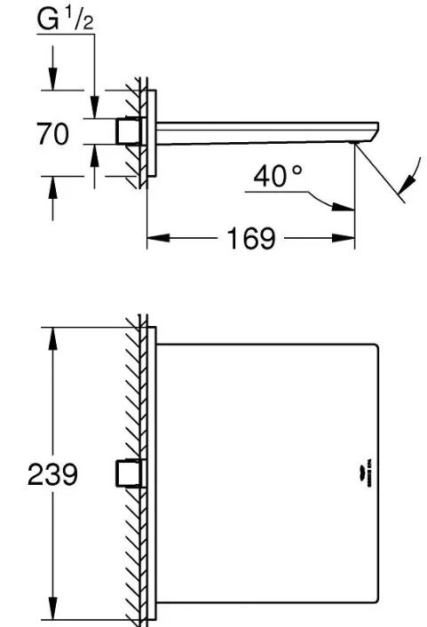 Bản vẽ Grohe 13317A01