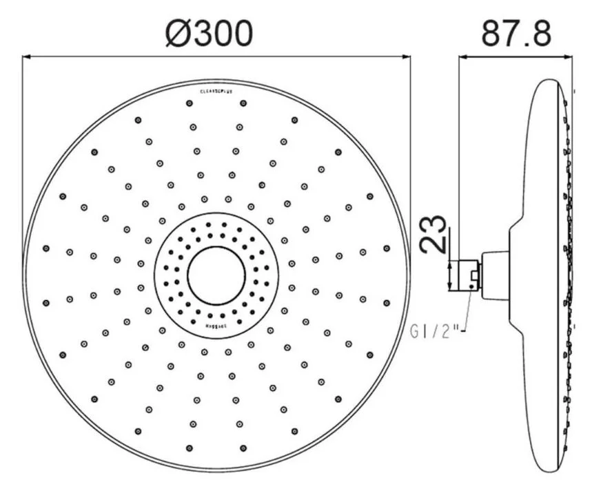 Đầu sen phun mưa American Standard WF-5146