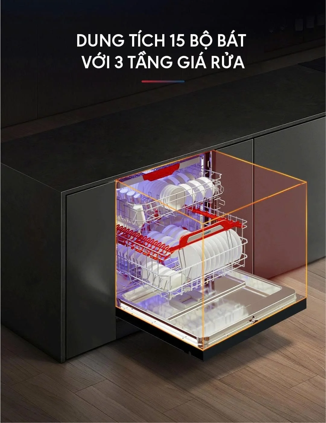 Máy Rửa Bát Canzy CZ B15EU TORNADO PRO