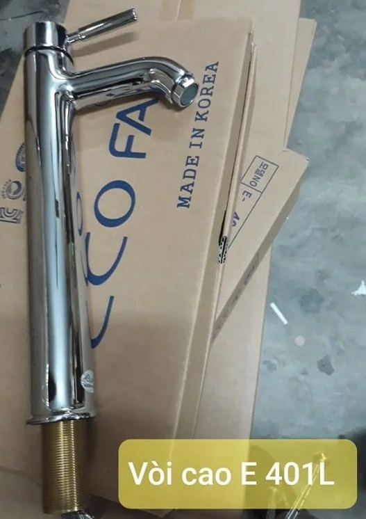 Vòi rửa bát gắn chậu cần rút Ecofa E-205N