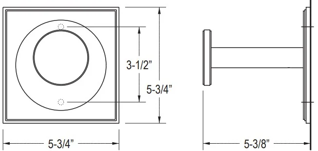 Bản vẽ giá treo giấy Kallista P34018-00-CP