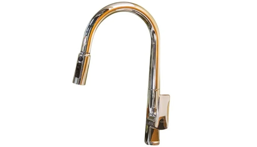 Vòi rửa bát gắn chậu cần rút Ecofa E-205N