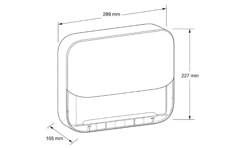 Bản vẽ kỹ thuật lô giấy màu đen Ecobath EC270-03MB