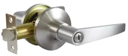 Khóa Tròn Tay Gạt Yale VL8322 US3 Màu Đồng Bóng 