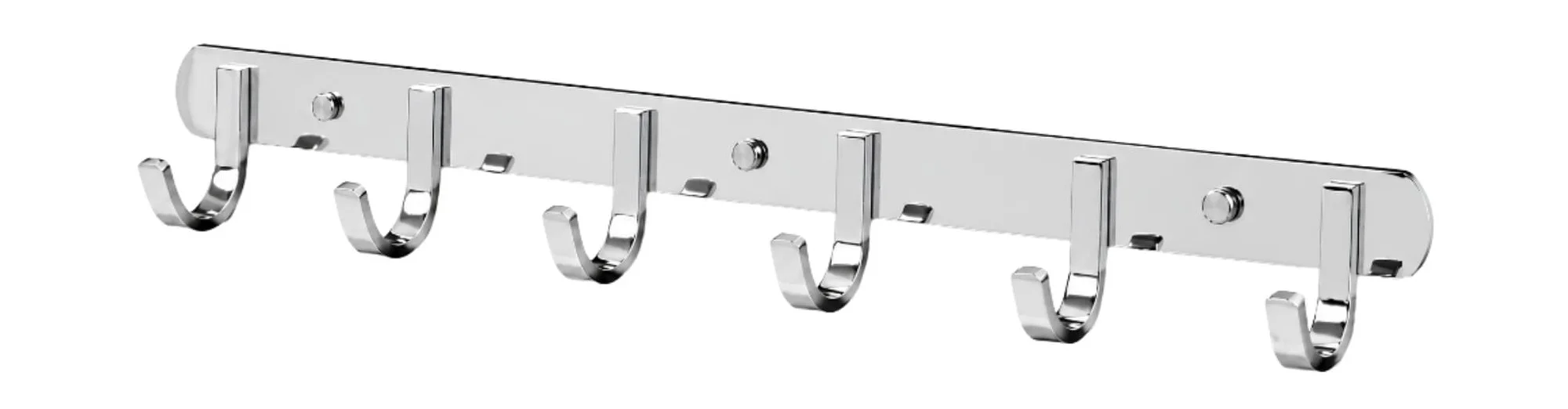 Móc áo 6 vấu màu inox bóng Ecobath EC2026-6
