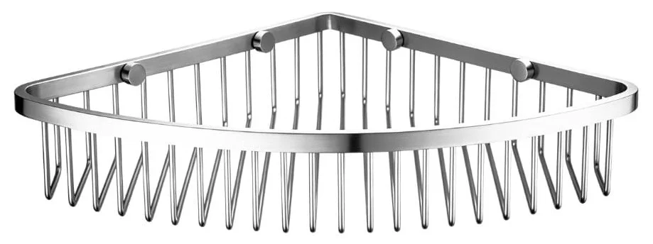 Kệ góc để đồ dạng nan màu inox bóng Ecobath EC4075-1