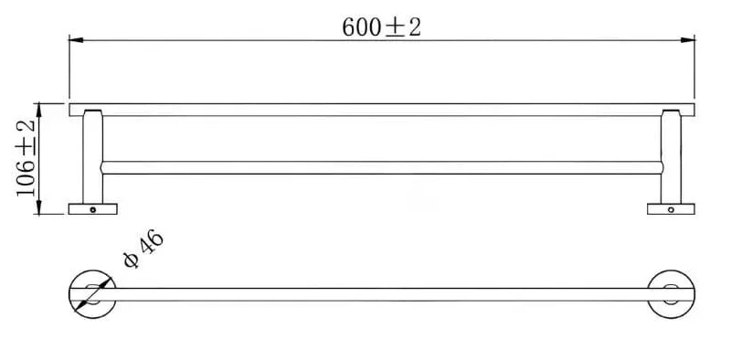 Bản vẽ kỹ thuật Ga thoát sàn inox EcoBath EC1091B