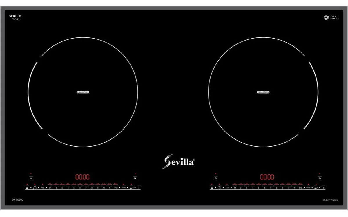 Bếp từ 2 vùng nấu cao cấp Sevilla SV-TS600