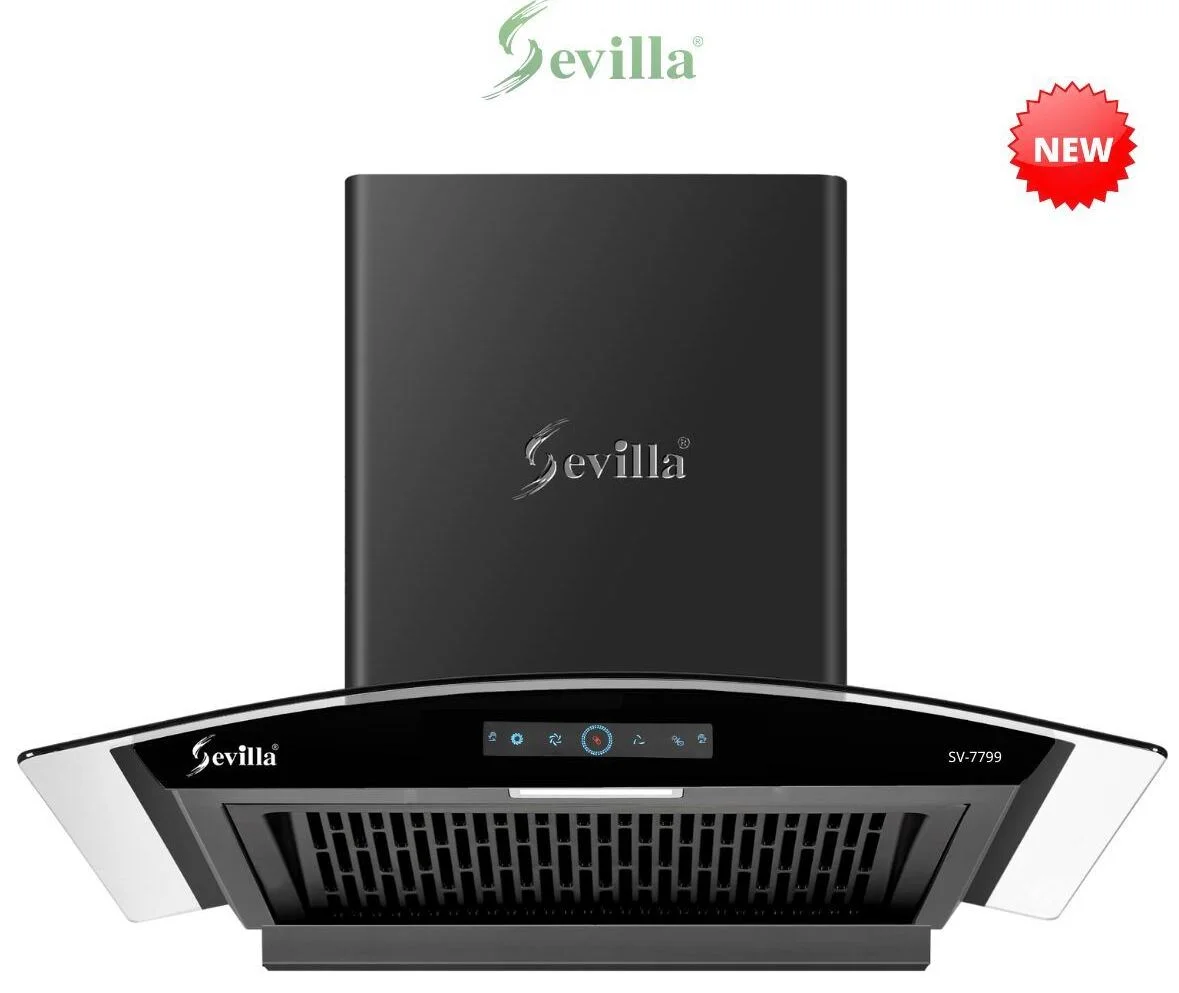 Máy hút khói khử mùi kính cong Sevilla SV-7799