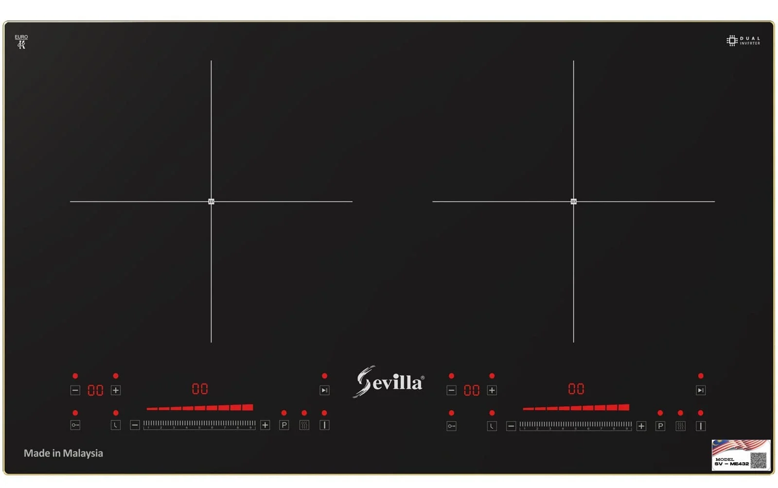 Bếp từ 2 vùng nấu cao cấp Sevilla SV-ME743