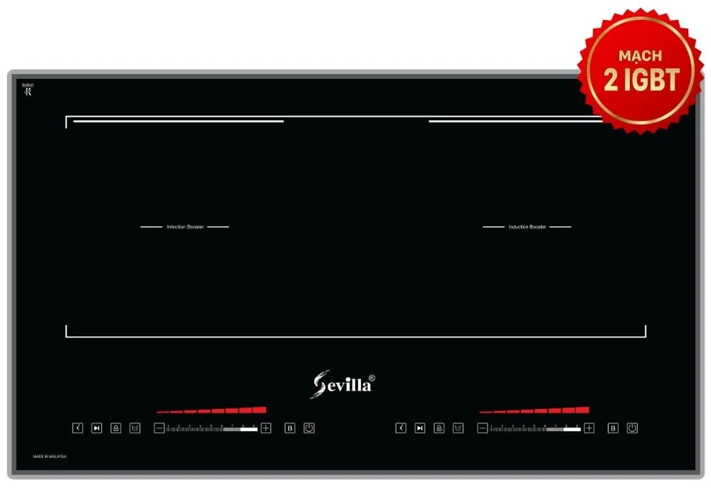Bếp từ 2 vùng nấu cao cấp Sevilla SV-TS600