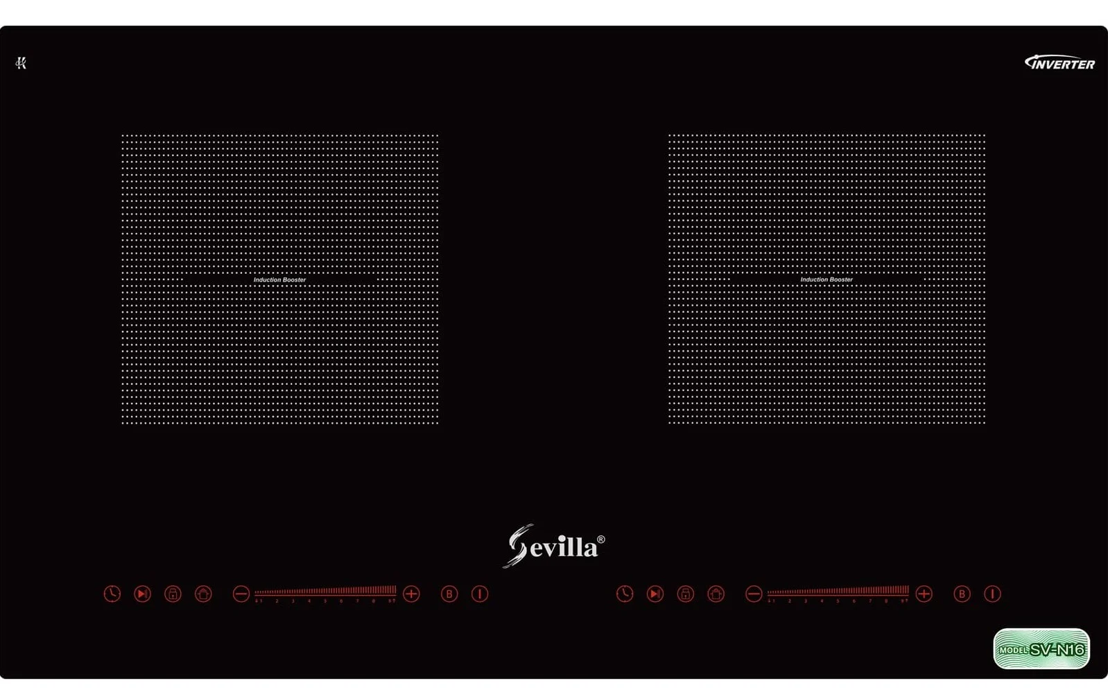 Bếp từ 2 vùng nấu cao cấp Sevilla SV-N16