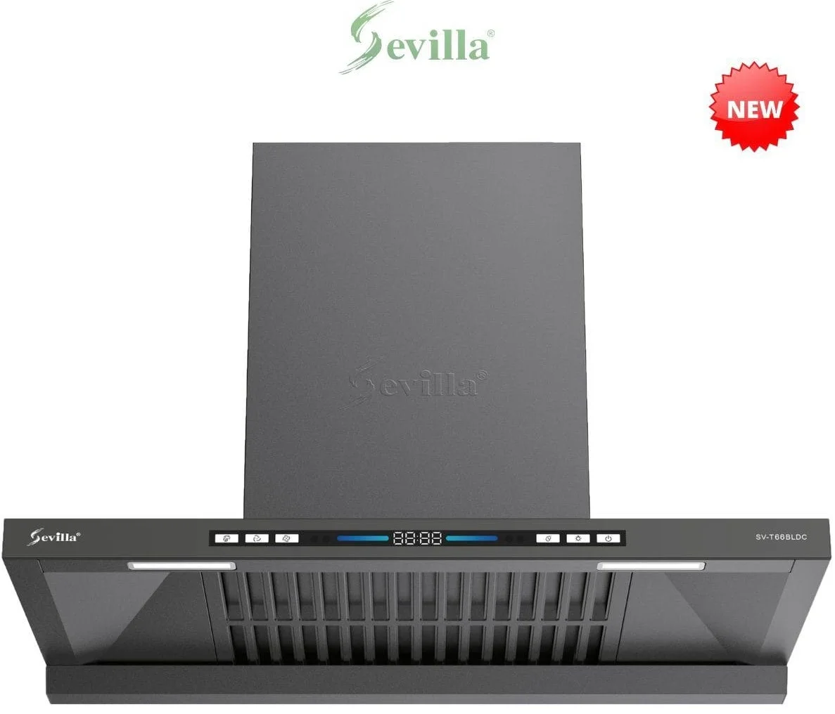 Máy hút khói khử mùi kính cong cao cấp Sevilla SV-328T