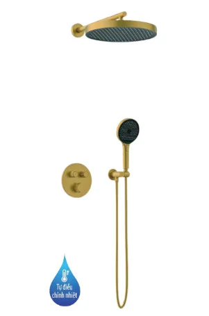 Sen tắm âm tường nhiệt độ bát trần HUGE H-ST999M