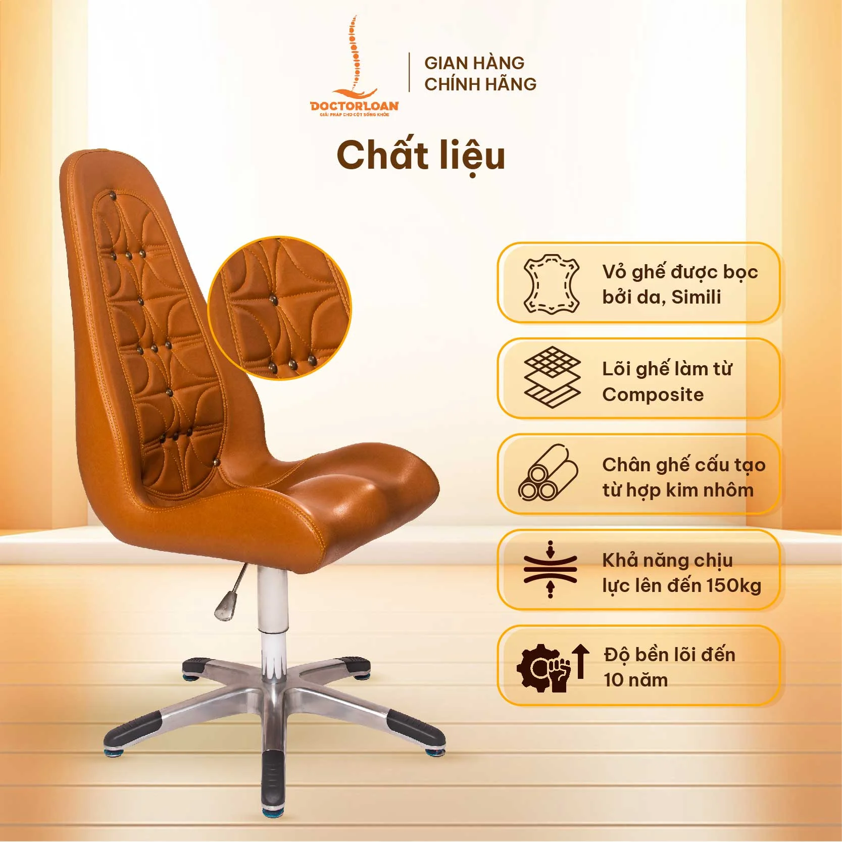 Ghế nắn chỉnh cột sống Doctorloan 95