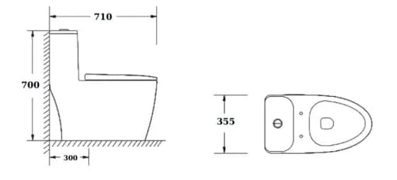 Bồn Cầu Treo Tường Huge H-BT238M