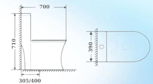 Bồn Cầu Treo Tường Huge H-BT238M