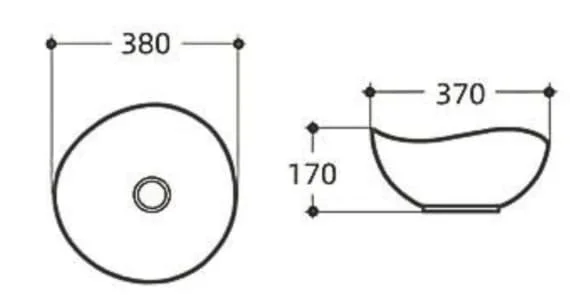 Chậu Lavabo Đặt Bàn Huge H-LK2420