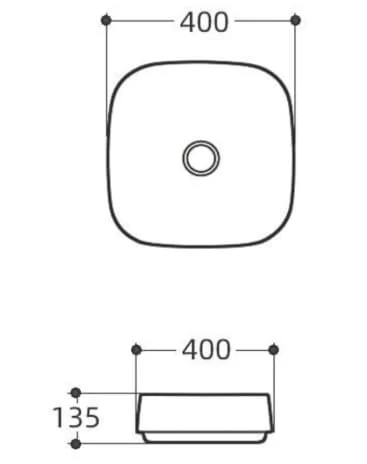 Chậu Lavabo Đặt Bàn Huge H-LK2420