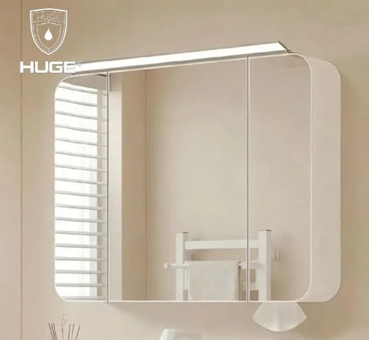 Tủ gương phòng tắm 80x80cm ATMOR AT745 đen