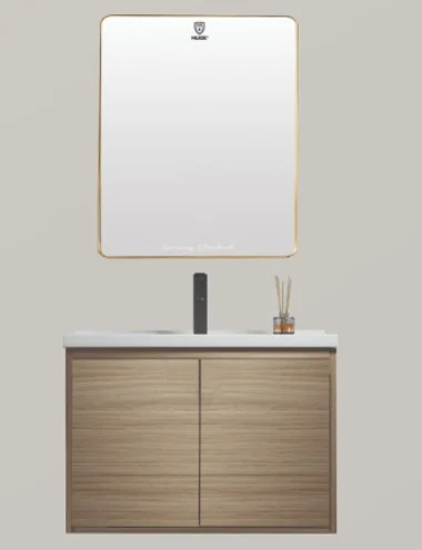 Tủ gương phòng tắm 80x80cm ATMOR AT745 đen
