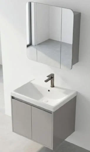 Tủ gương phòng tắm 80x80cm ATMOR AT745 đen