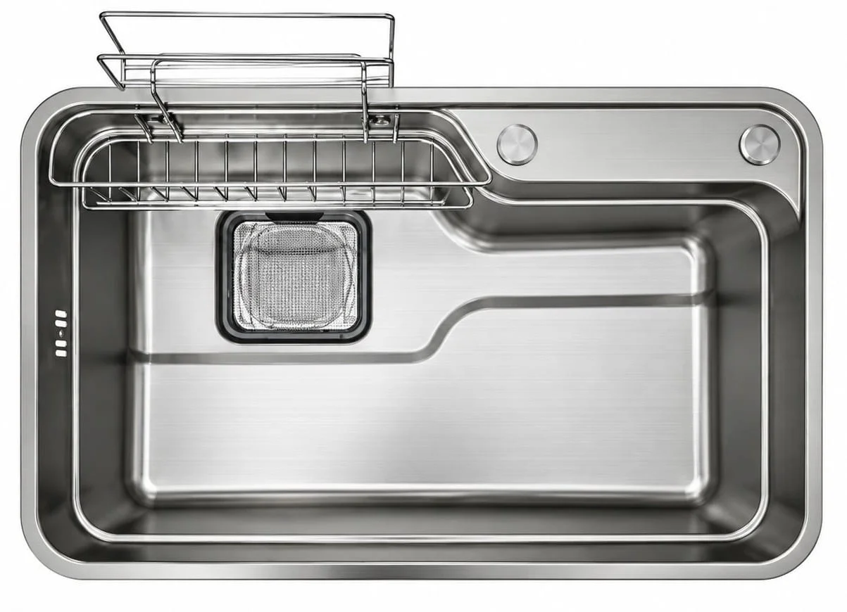 Chậu rửa bát 1 hố Huge H-JS7848-Pro