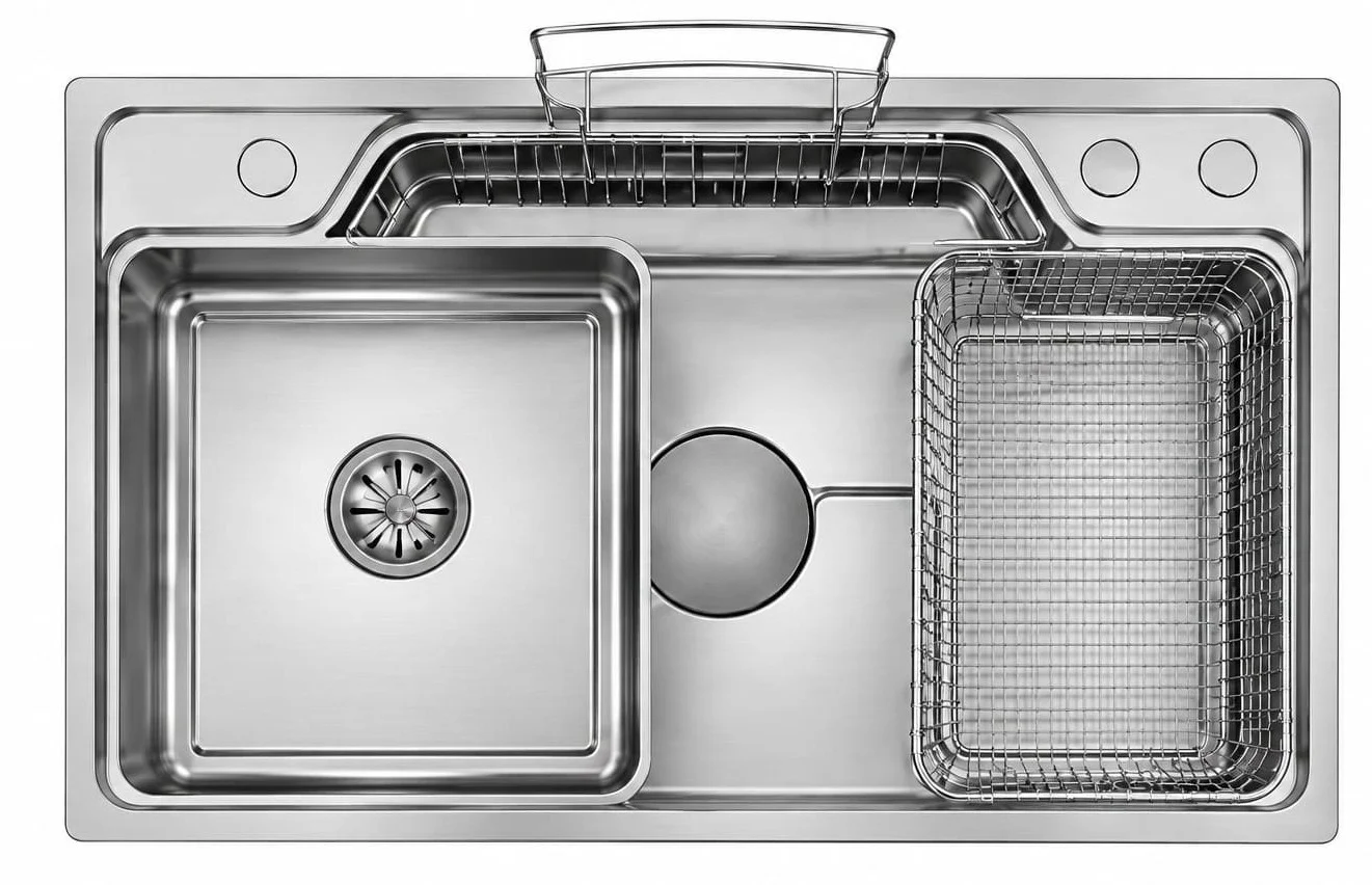 Chậu rửa bát 1 hố Huge H-KS7848-Lux