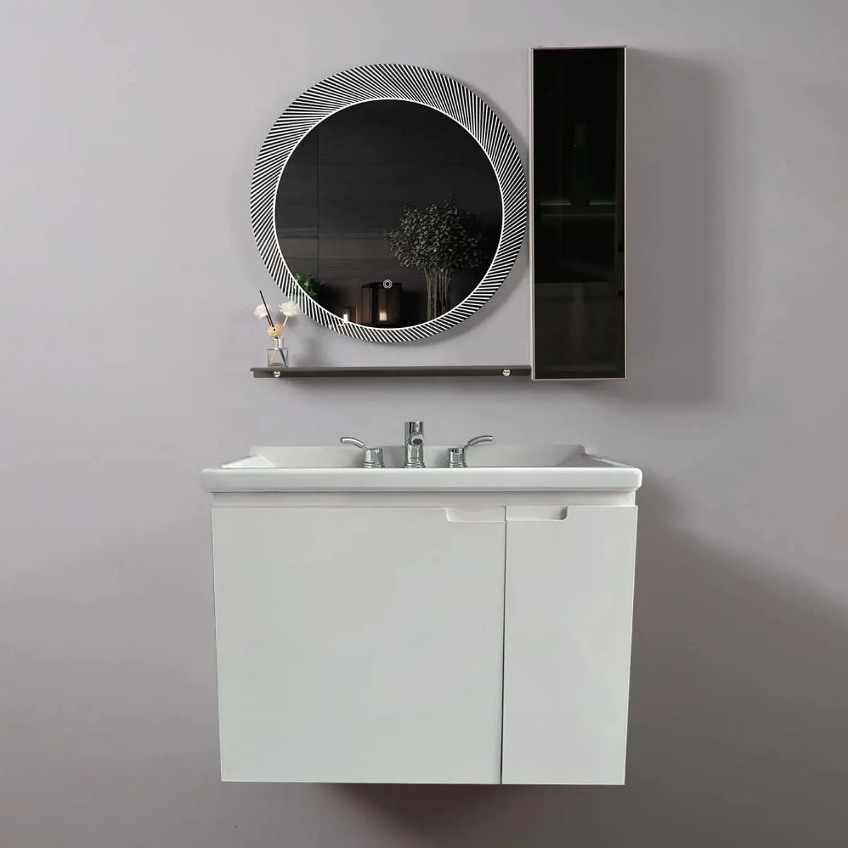 Bộ tủ gỗ lavabo ATMOR BC0804-801
