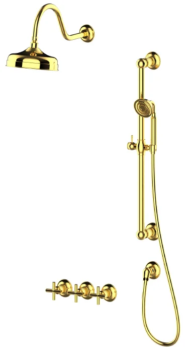 Bộ sen tắm nóng lạnh Bravat F6425238BW-A