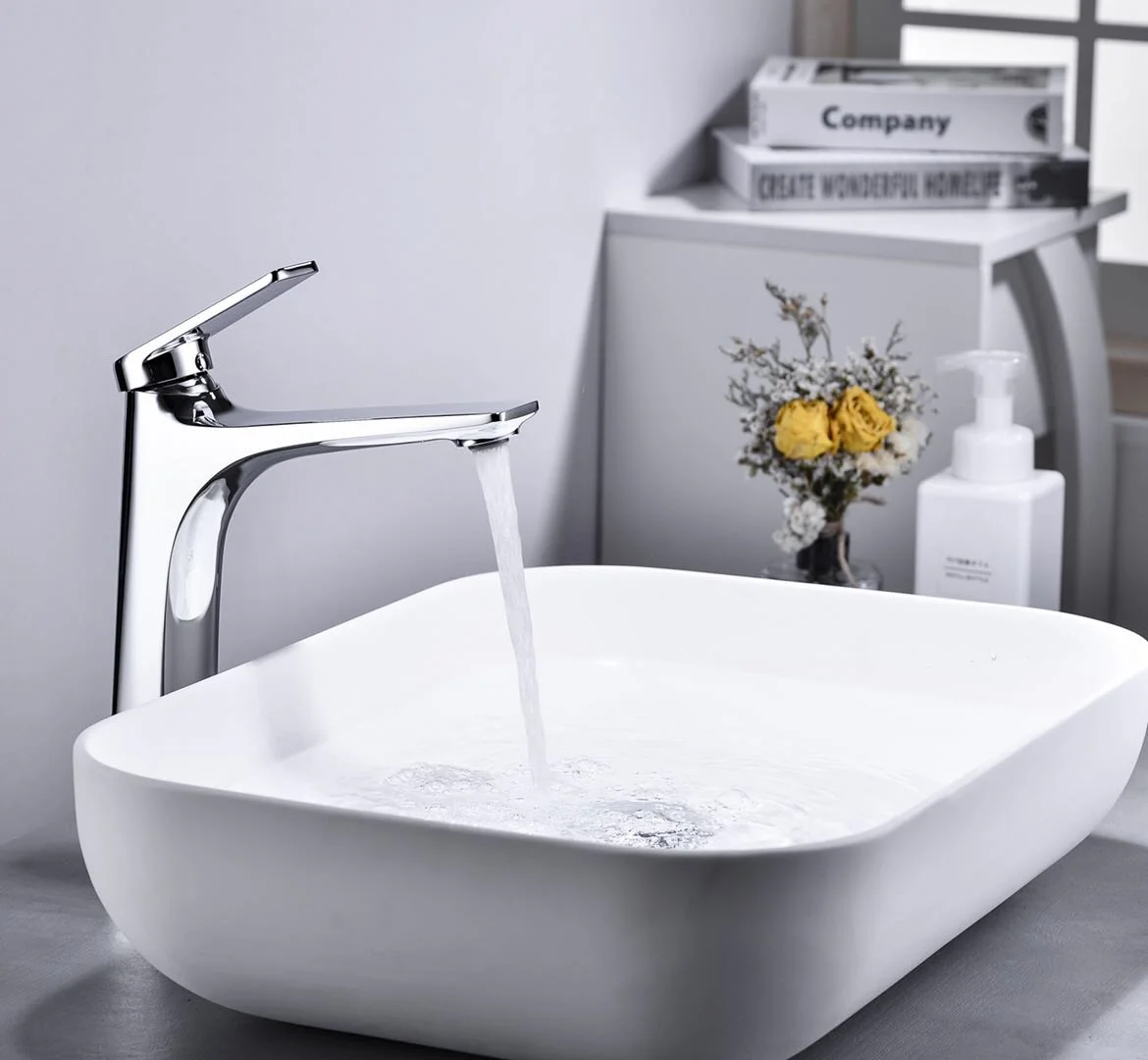 Vòi Lavabo 1 Lỗ Nóng Lạnh CleanMax 809002