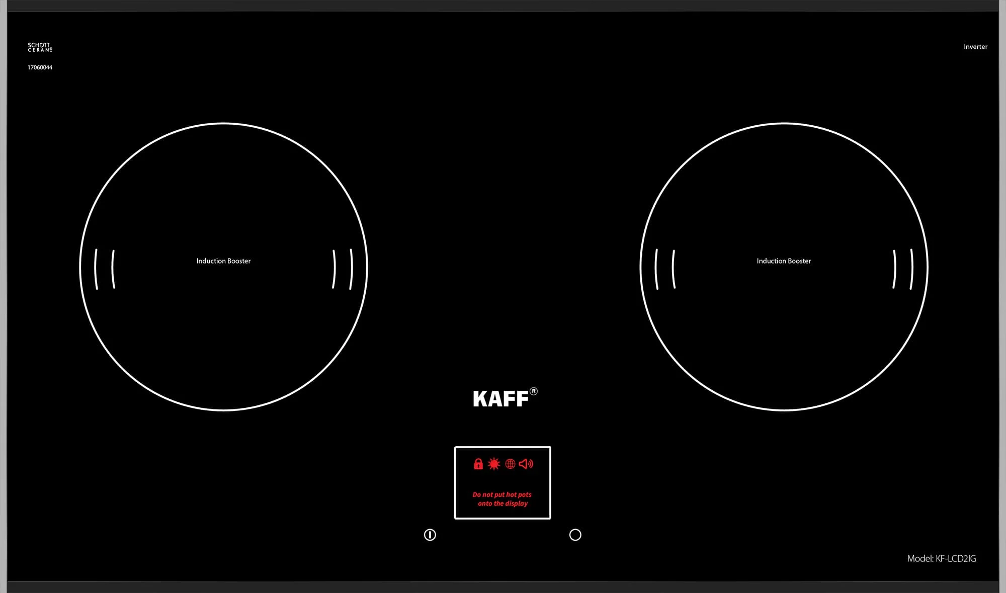 Bếp Từ 2 Vùng Nấu KAFF KF-LCD2IG