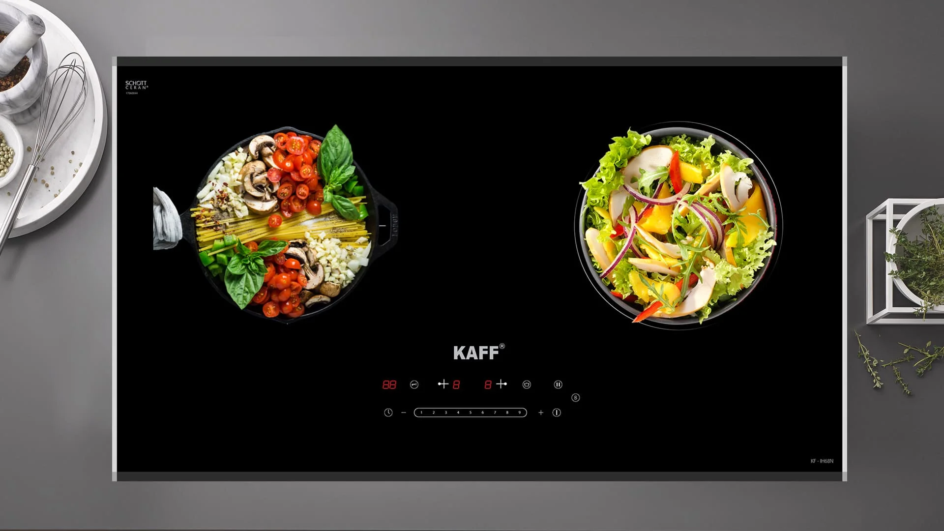 Bếp 1 từ 1 điện KAFF KF-IH68N