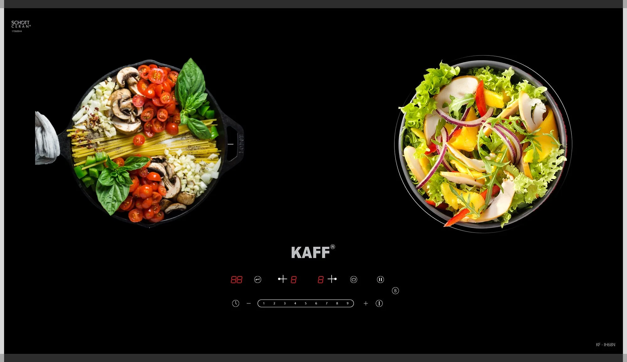 Bếp 1 từ 1 điện KAFF KF-IH68N