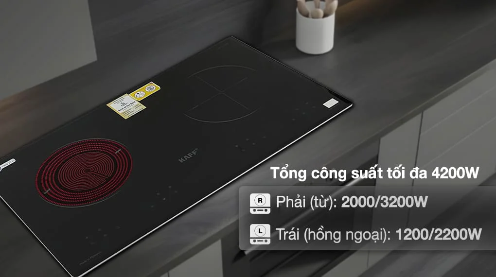 Bếp điện từ 2 vùng nấu KAFF KF-SD300II