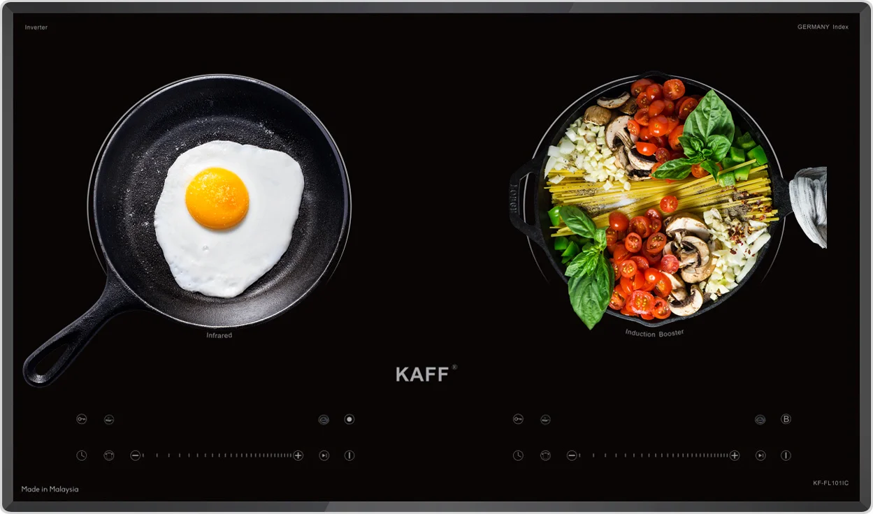 Bếp điện từ 2 vùng nấu KAFF KF-SD300II