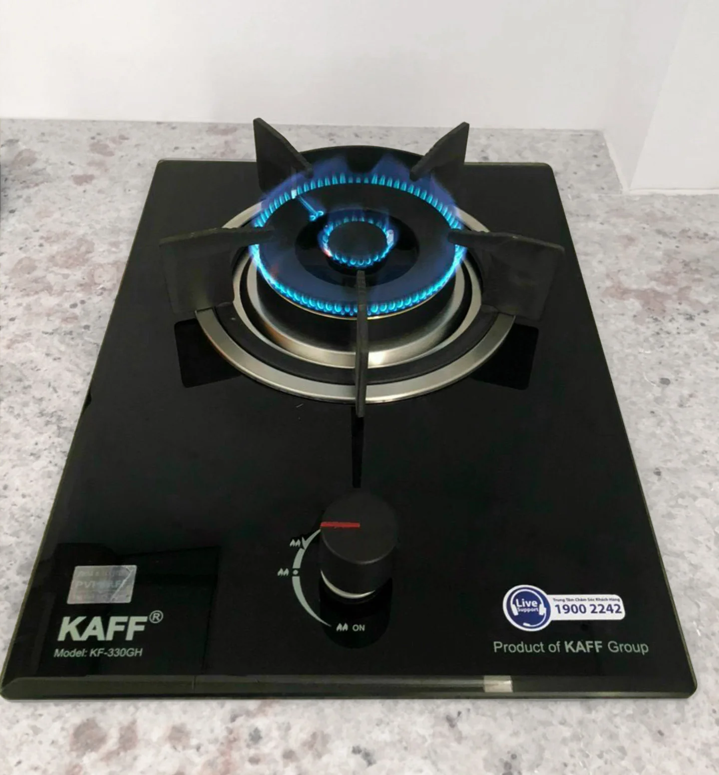Bếp gas âm 2 vùng nấu KAFF KF-330GH