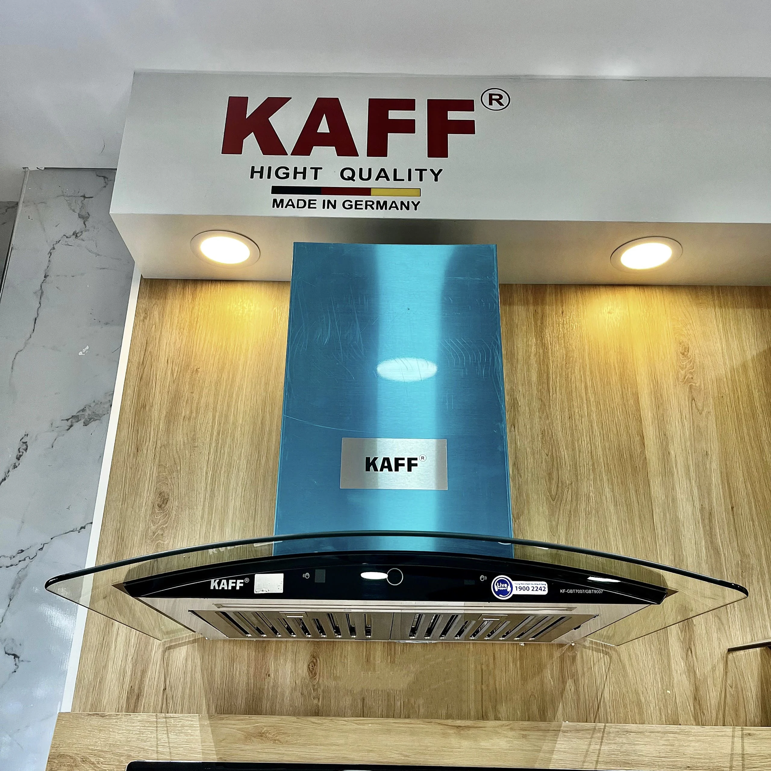 Máy hút mùi kính cong KAFF KF-GBT9007