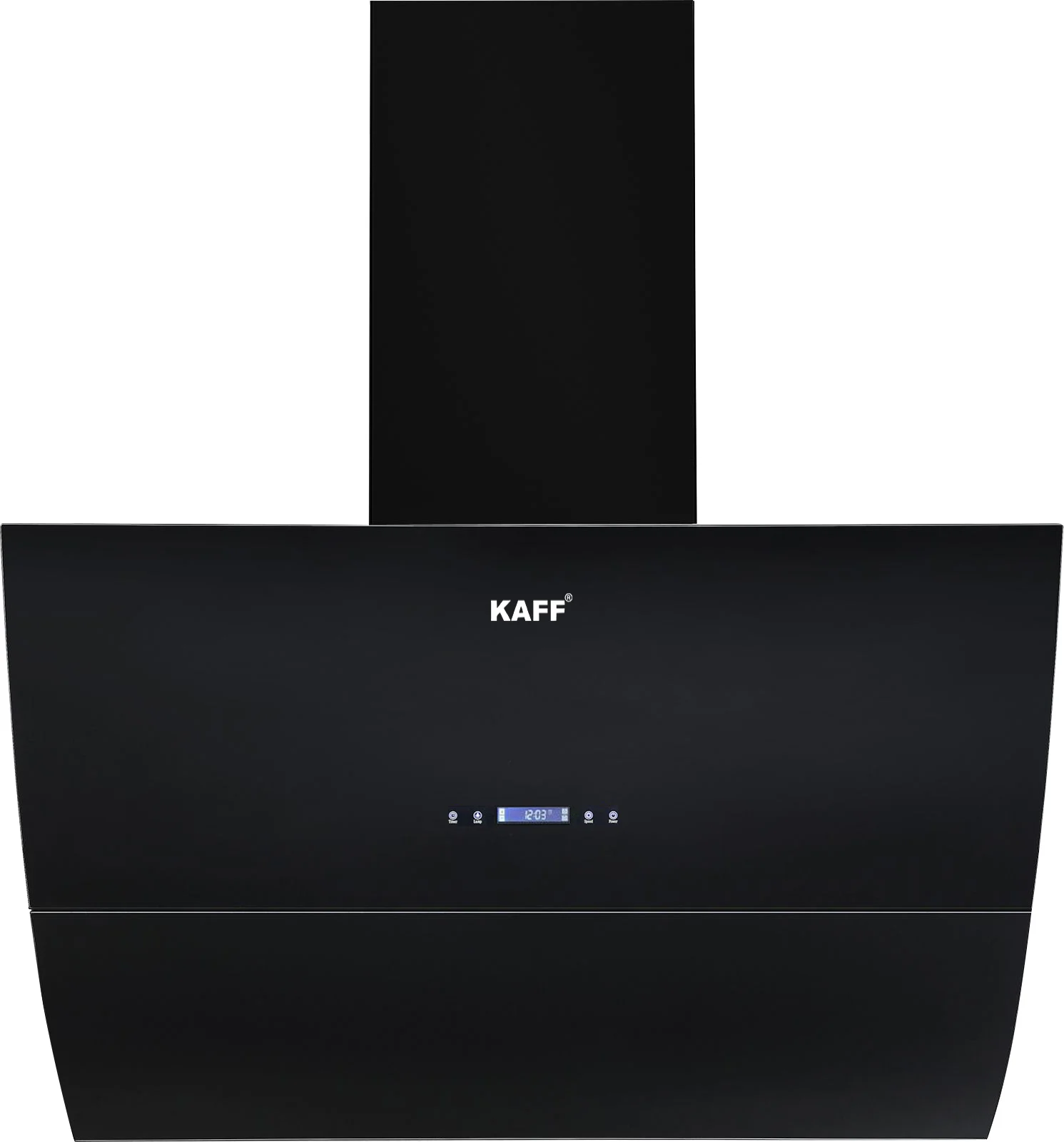 Máy hút mùi kính vát màu đen KAFF KF-LUX-AT70H-BK
