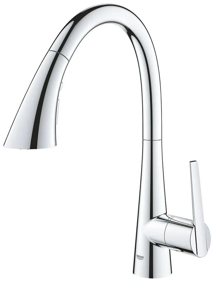 Vòi chậu rửa bát nóng lạnh dây rút Grohe 32294002