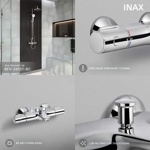  Ai nên chọn sen tắm Inax?