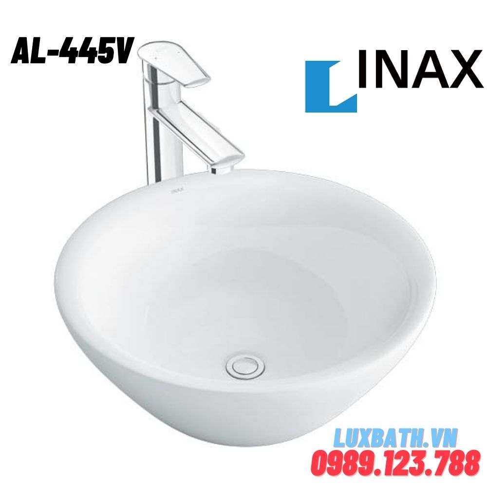Chậu rửa mặt đặt bàn tròn Inax AL-445V