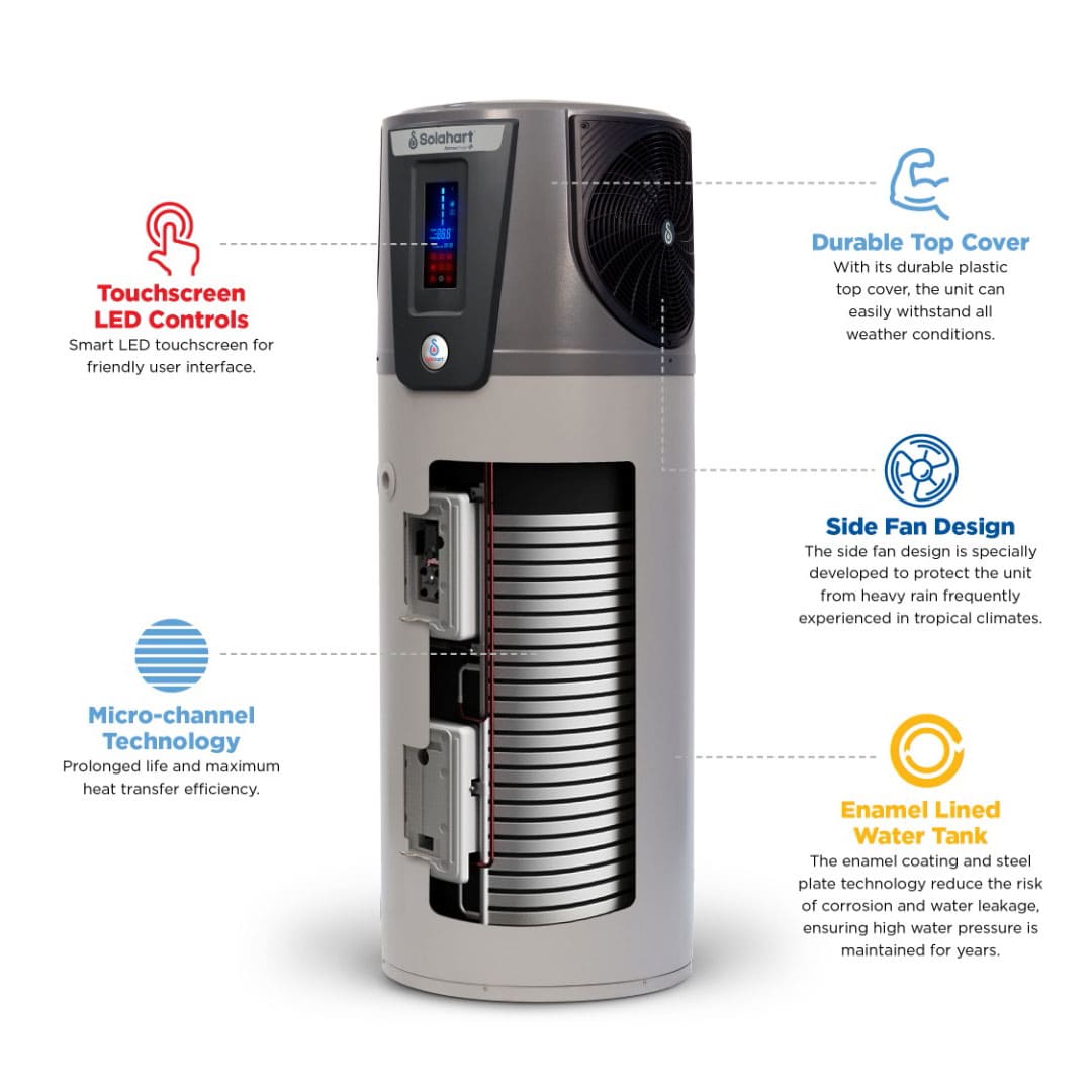 Máy bơm nhiệt 270l Solahart