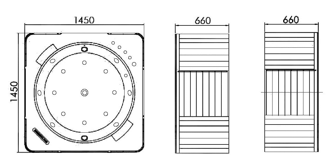 Bồn tắm MASSAGE Euroking EU–7400DG