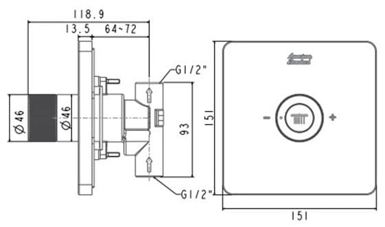 Bát sen tắm âm tường American Standard