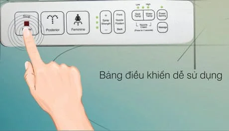 Nắp bàn cầu điện tử Inax CW-H18VN