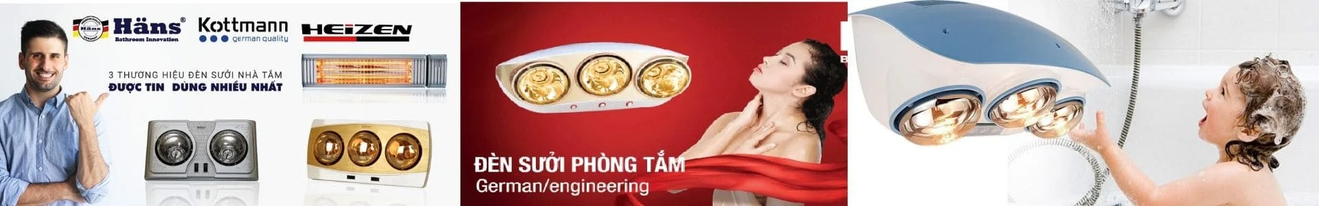 Đèn sưởi ấm phòng tắm