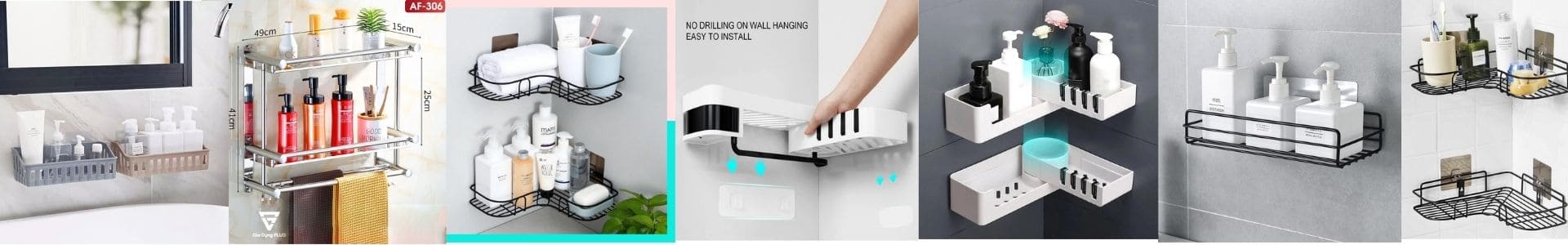 Kệ để đồ trong phòng tắm